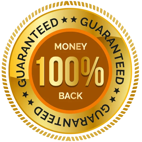 NervEase money-back guarantee seal for a risk-free purchase.