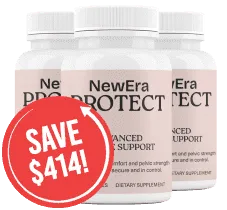 Most Popular package of NewEra Protect featuring 3 bottles with a significant discount and free shipping.