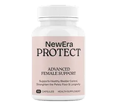 Starter pack of NewEra Protect with 1 bottle for a 30-day trial of the natural bladder support formula.
