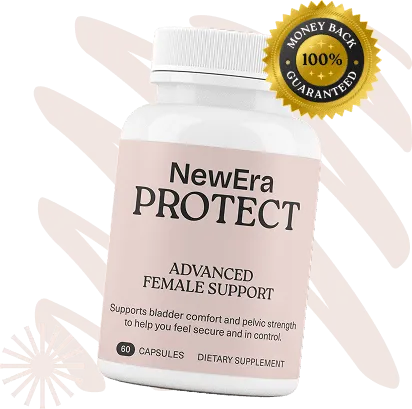 Official 60-day money-back guarantee seal for NewEra Protect, ensuring a 100% risk-free purchase.